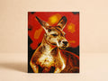 "Roo"– Original Fine Art Print |8x10in| The Red Kangaroo Photo Portrait "K3D" Series