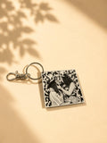 Personalized 3D Keychain~B&W